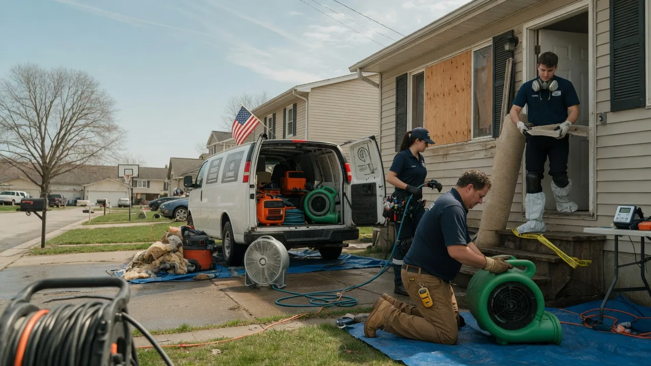 Water Damage Restoration in Martinsville, IL near me